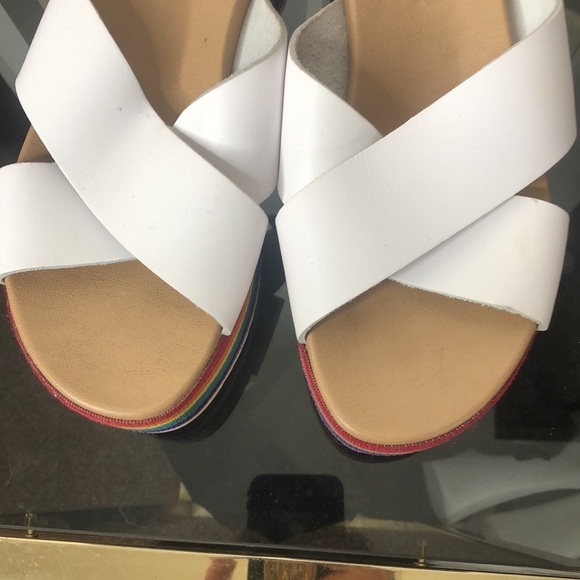 Steve Madden rainbow platform sandals size 9 - Picture 2 of 9